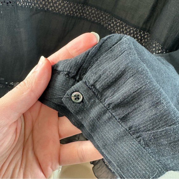 Isabel Marant Etoile Black Button Up Blouse - Picture 7 of 9